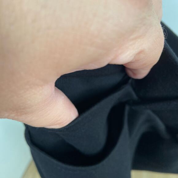 Betabrand Straight Leg 7 Pocket Dress Pant Black Yoga Trousers Work Size SP - Picture 8 of 11